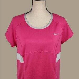 Nike Women's Pink Dry Fit Sports Top